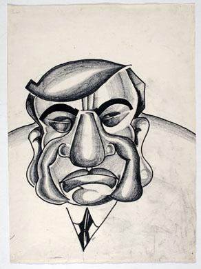 Primera imagen del registro Retrato caricatura de Arturo Alessandri Palma