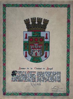 Primera imagen del registro Escudo de Armas de la Ciudad de Angol