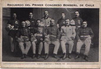 Primera imagen del registro Recuerdo del Primer Congreso Bomberil de Chile