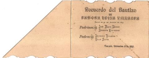 Primera imagen del registro Recuerdo de Bautizo