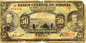Primera imagen del registro Cincuenta Bolivianos