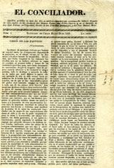 Primera imagen del registro Periódico "El Conciliador" N° 4
