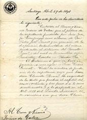 Primera imagen del registro Carta de Antonio Ramón
