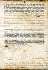 Primera imagen del registro Nombramiento de Don Francisco Bezanilla y de la Barcena como Capitán del Regimiento