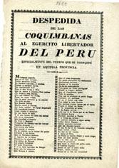 Primera imagen del registro Despedida de las Coquimbanas al Ejército Libertador del Perú