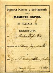 Primera imagen del registro Escritura Mutuo Hipotecario "Alvarez yCia. Ltda."