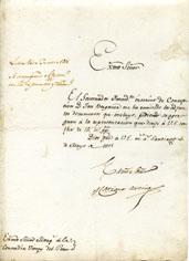 Primera imagen del registro Carta del Exmo. Sr. Mariano Ossorio dirigida al Virrey del Perú