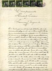 Primera imagen del registro Escritura deCompraventa de Hiriart, Luciano y Francisco J. Vargas a casa y sitio