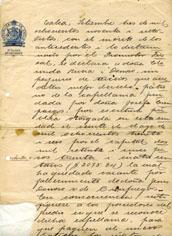 Primera imagen del registro Oficio que nombra a Doña Clorinda Rivera y Donoso como Patrona de la Capellanía