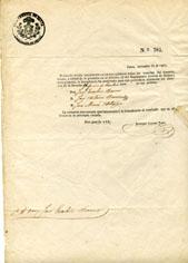 Primera imagen del registro Carta de Don Antonio Jacobo Vial a Don José Eusebio Barros