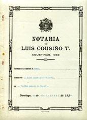 Primera imagen del registro Oficio Notarial Mutuo Banco Hipotecario aL Centro Español