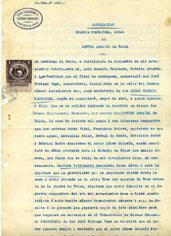 Primera imagen del registro Oficio de Cancelación de Colosia Fernández, Lucas al Centro Español