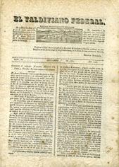 Primera imagen del registro Periódico El Valdiviano Federal N° 86