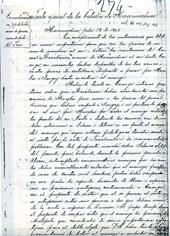 Primera imagen del registro Parte oficial de la Batalla Huamachuco