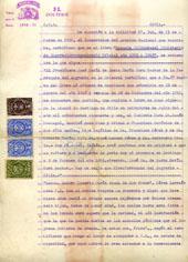 Primera imagen del registro Copia de Solicitud del Conservador del Archivo Nacional a la Escuela Militar