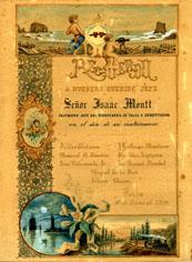 Primera imagen del registro Diploma Recuerdo de Isaac Mont en el dia de su matrimonio