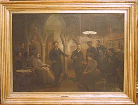 Primera imagen del registro Conferencia de Don Manuel Rodríguez de Mendoza en el Taller de Enrique Lynch