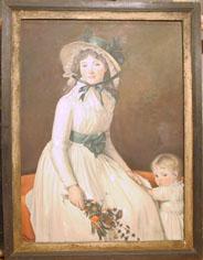 Primera imagen del registro Retrato de Madame Seriziat y su hijo
