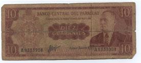 Primera imagen del registro Diez Guaraníes
