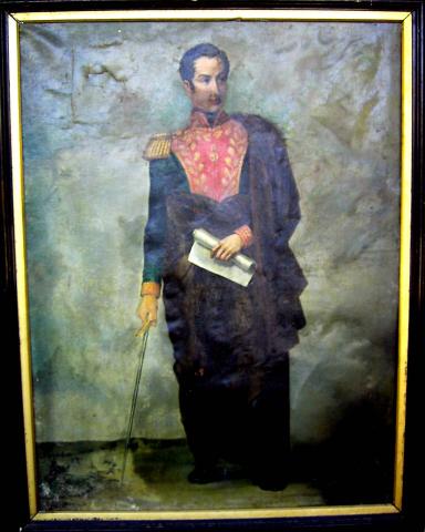 Primera imagen del registro Retrato de uniformado con sable y carta