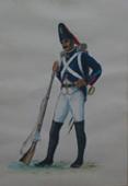Primera imagen del registro Soldado del Batallón Granaderos de Chile, 1810-1814