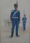 Primera imagen del registro Suboficial del Batallón de Artillería 1817.
