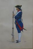 Primera imagen del registro Soldado del Batallón Fijo de Concepción del siglo XVIII