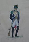 Primera imagen del registro Soldado realista del Regimiento Talavera. 1810 - 1814