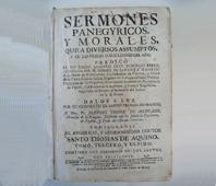 Primera imagen del registro Sermones Panegyricos y Morales