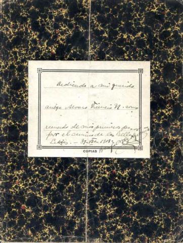 Primera imagen del registro Manuscrito de Benjamín Orrego Vicuña