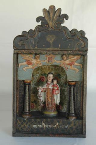 Primera imagen del registro Retablo Oratorio con Nuestra Señora del Carmen