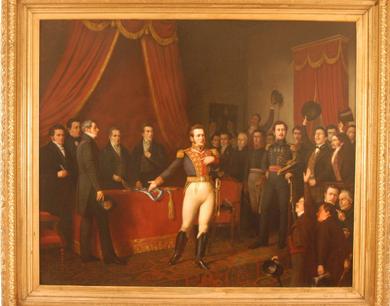Primera imagen del registro La abdicación de O'Higgins
