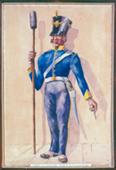 Primera imagen del registro Soldado de Artillería Época de la Independencia