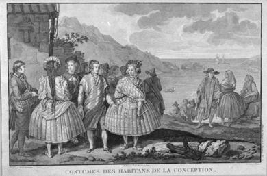 Primera imagen del registro Costumes del Habitans de la Conception