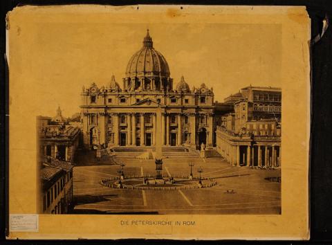 Primera imagen del registro Die Peterskirche in Rom