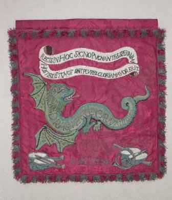 Primera imagen del registro Estandarte español regimiento Dragones