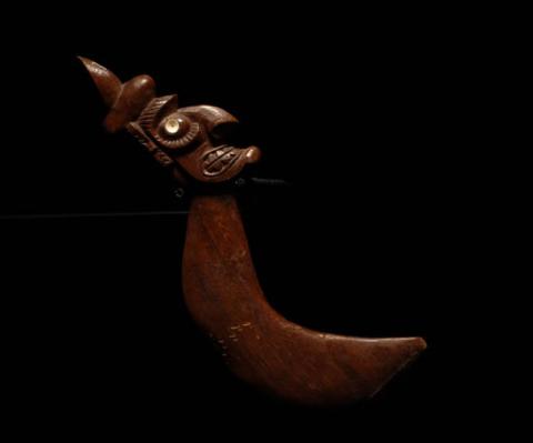 Primera imagen del registro Hoe (Rapa Nui)