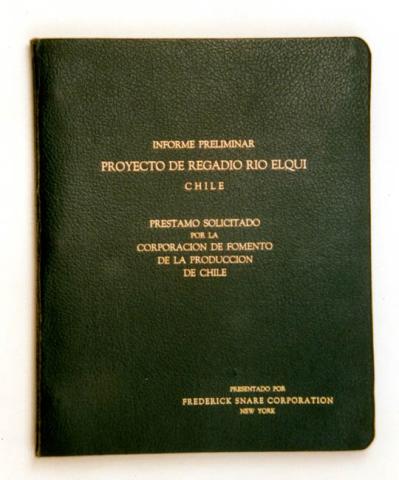 Primera imagen del registro Informe Preliminar Proyecto De Regadío Río Elqui