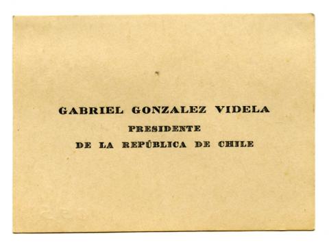 Primera imagen del registro Presidente de la República de Chile