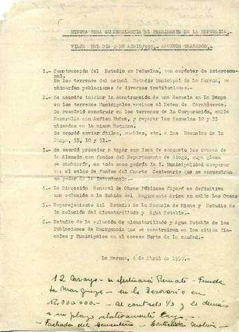 Primera imagen del registro Minuta para su Excelencia El Presidente de La República