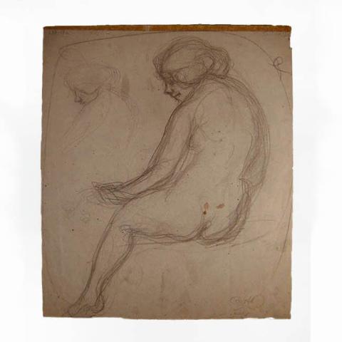 Primera imagen del registro Desnudo sentado