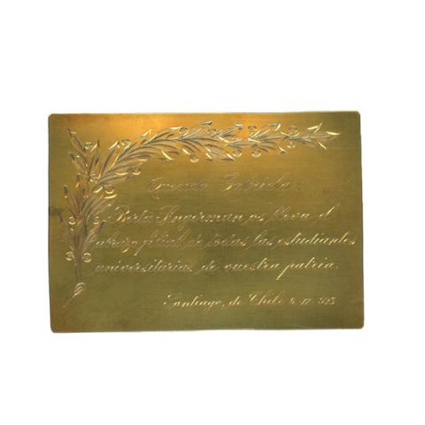 Primera imagen del registro Placa conmemorativa