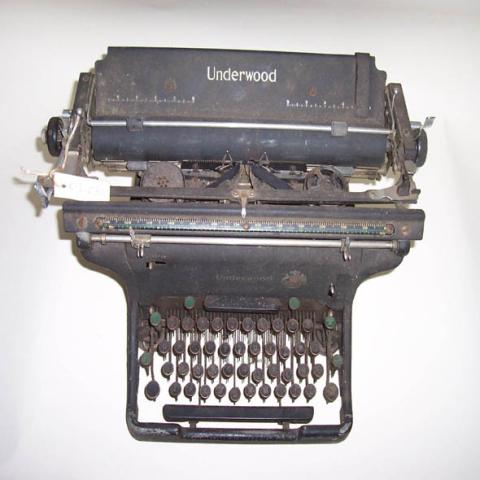 Primera imagen del registro Máquina de escribir