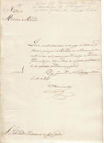 Primera imagen del registro Oficio N°334 Ministerio de Hacienda