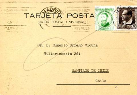 Primera imagen del registro Tarjeta postal