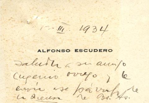 Primera imagen del registro Tarjeta de Visita