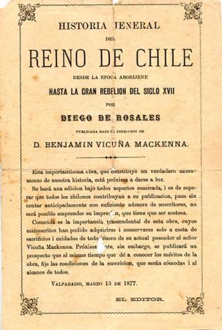 Primera imagen del registro Historia General del Reino de Chile