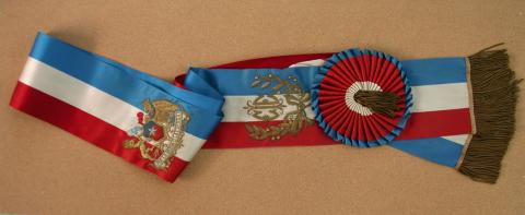 Primera imagen del registro Banda presidencial