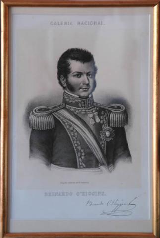 Primera imagen del registro Retrato de Bernardo O'Higgins