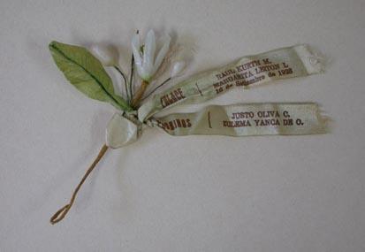 Primera imagen del registro Objeto de recuerdo (matrimonio)